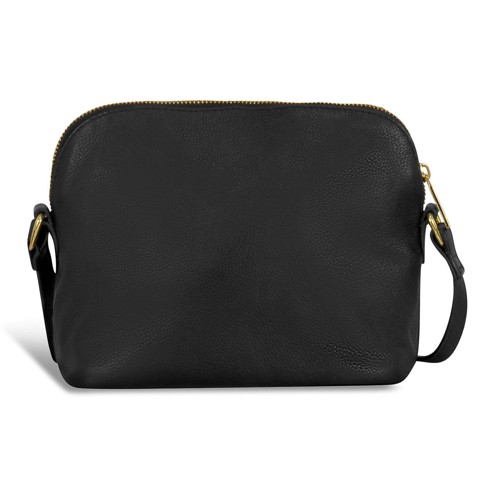 Sac à bandoulière en cuir avec fermeture éclair sur le dessus GalaEX-STOCK Canada
