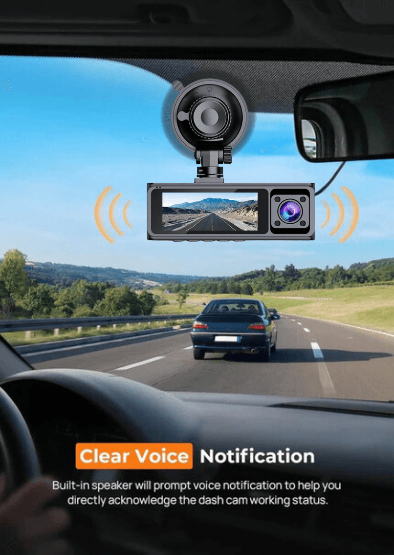 LDAS A20 Dashcam WiFi, 2,5K Autokamera, Dashcams mit App, Nachtsicht, G-Sensor, Loop-Aufnahme, 24-Stunden-Parkmodus, kostenlose 128GB SD-Karte, unterstützt bis zu 256GB (Schwarz)EX-STOCK Canada