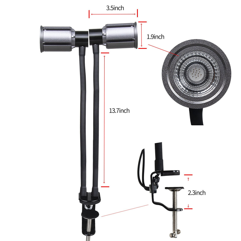 LED Infrared Light Therapy Double Head Beauty Lamp EX-STOCK Canada