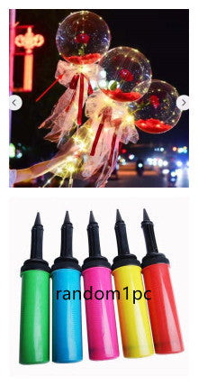 LED Luminous Balloon Rose Bouquet Transparent Bobo Ball Rose EX-STOCK Canada