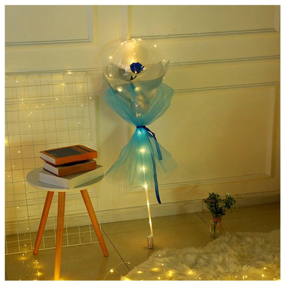 LED Luminous Balloon Rose Bouquet Transparent Bobo Ball Rose EX-STOCK Canada