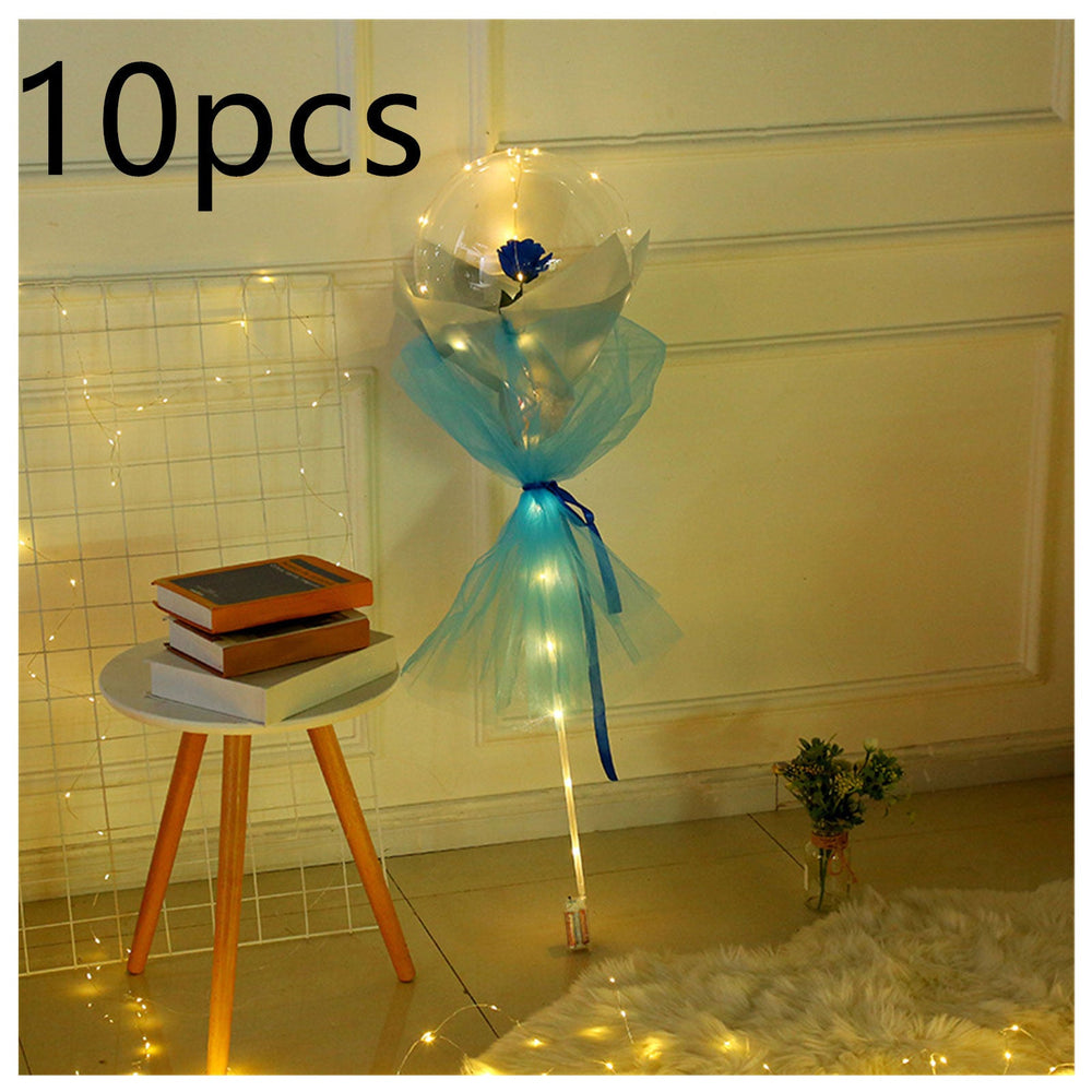 LED Luminous Balloon Rose Bouquet Transparent Bobo Ball Rose EX-STOCK Canada