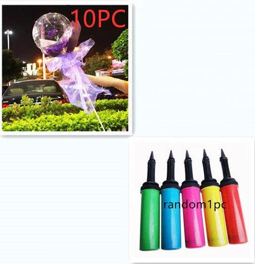 LED Luminous Balloon Rose Bouquet Transparent Bobo Ball Rose EX-STOCK Canada