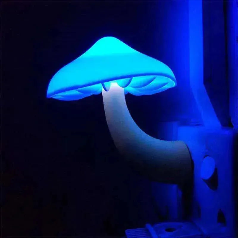 Lámpara de pared nocturna LED en forma de seta Enchufe UE/US - EX-STOCK CANADA