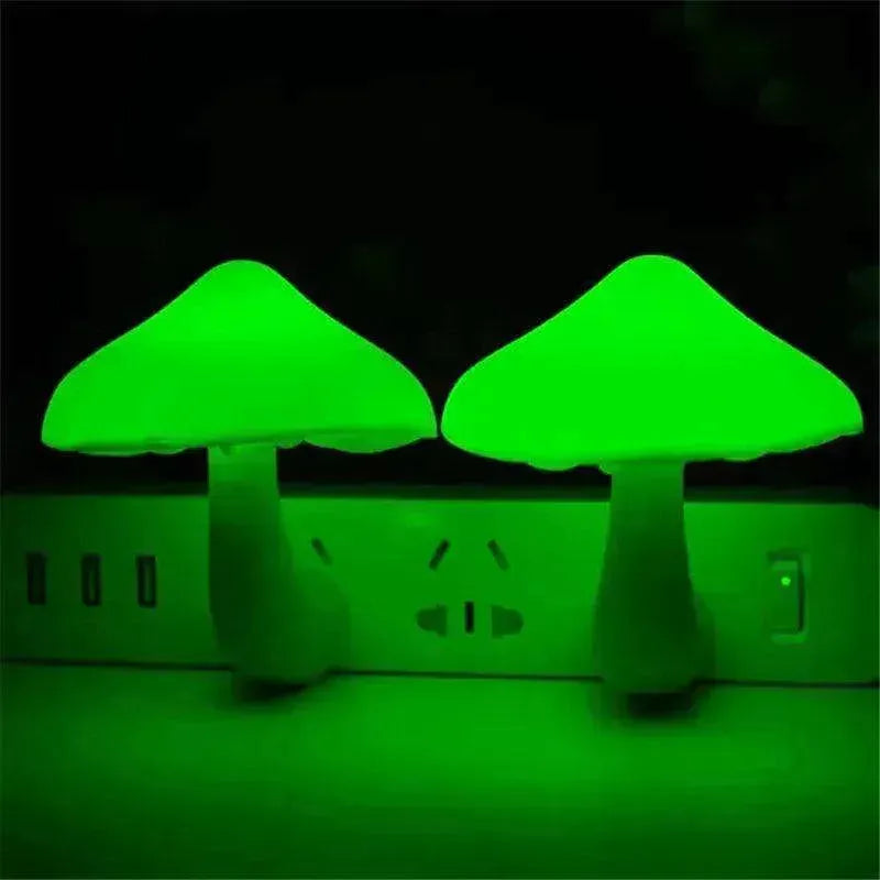 Lámpara de pared nocturna LED en forma de seta Enchufe UE/US - EX-STOCK CANADA
