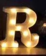 LED Night Light A-Z 0-9 Battery Lamp Wedding Party Decor - EX-STOCK CANADA
