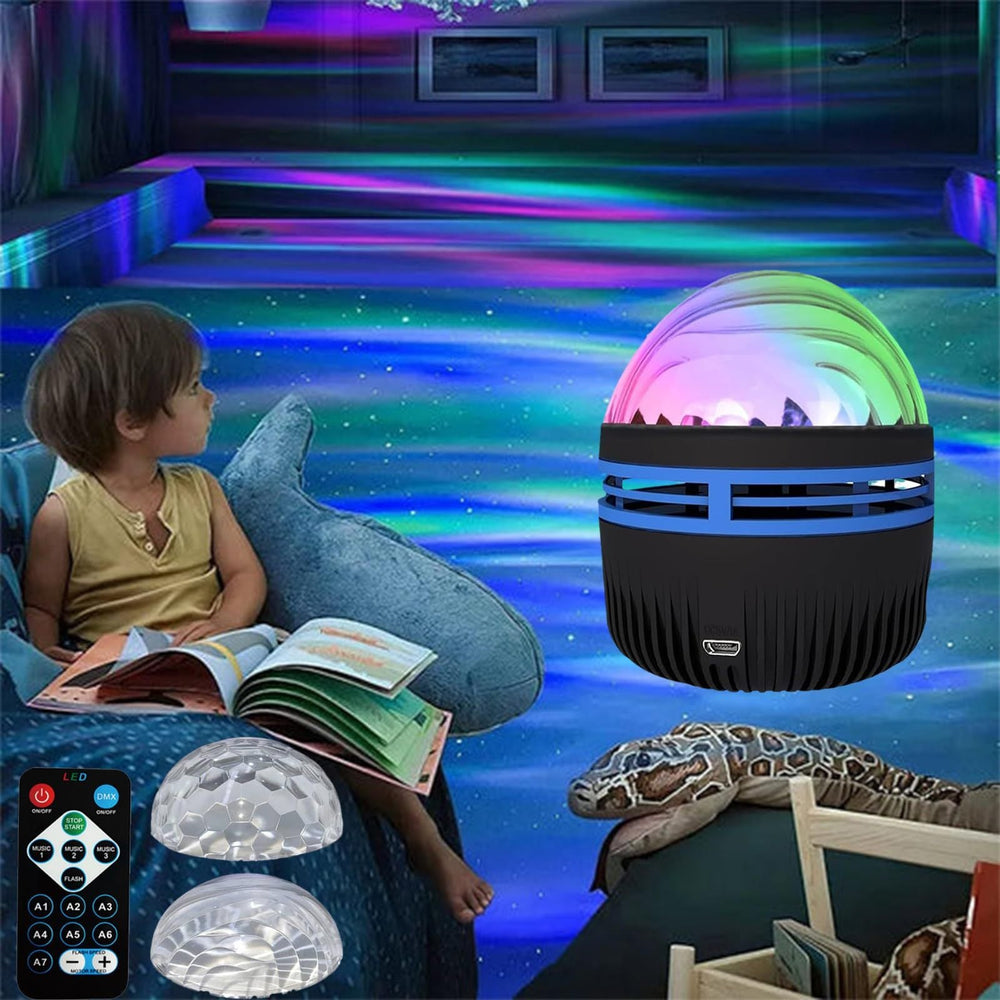 LED Star Galaxy Projector Lamp Spotlight Colorful Rotating Magic Ball Bedroom Atmosphere Lamp Bar KTV Disco Party Stage Light EX-STOCK Canada