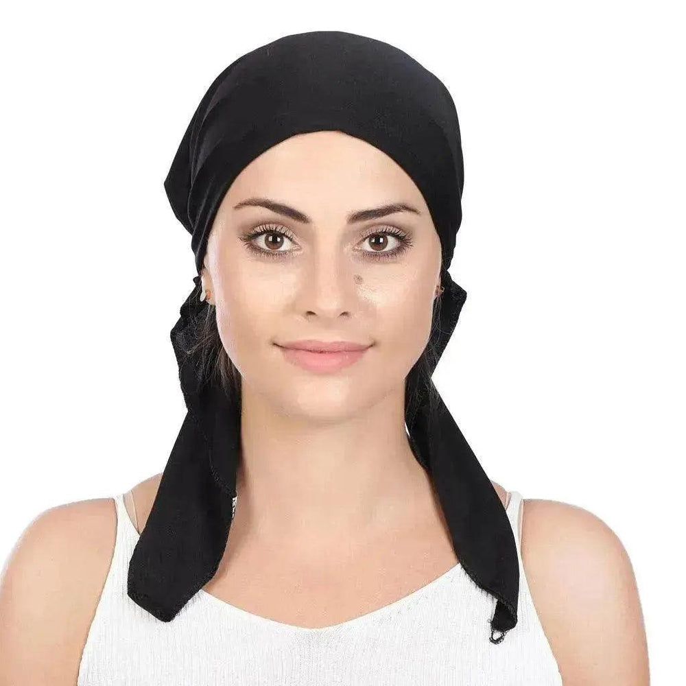 Damen Arabischer Baotou Pullover mit einfarbigem Schwanzhut - EX-STOCK Canada