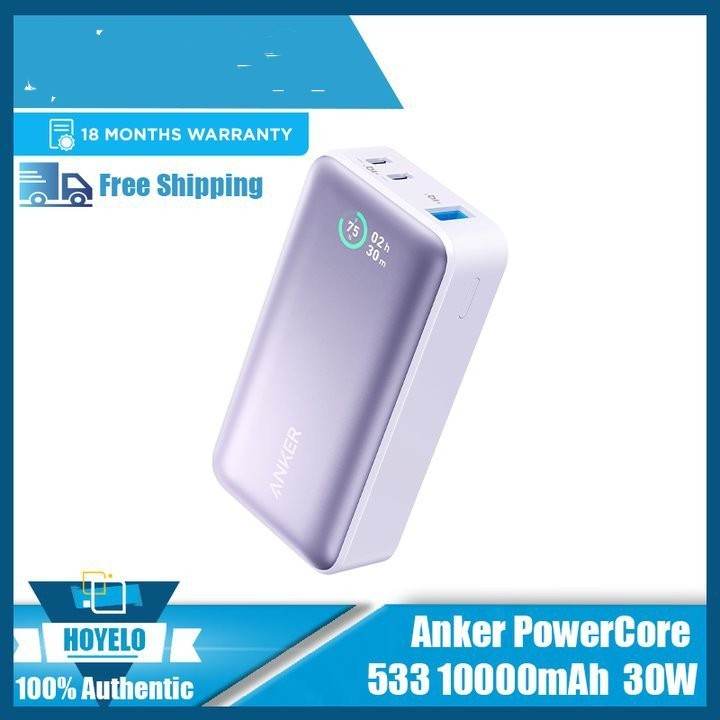 Anker Power Bank - Core Large Capacity Mobile Phone Fast Charging Power Bank 30W 9800mAh - EX-STOCK Canada