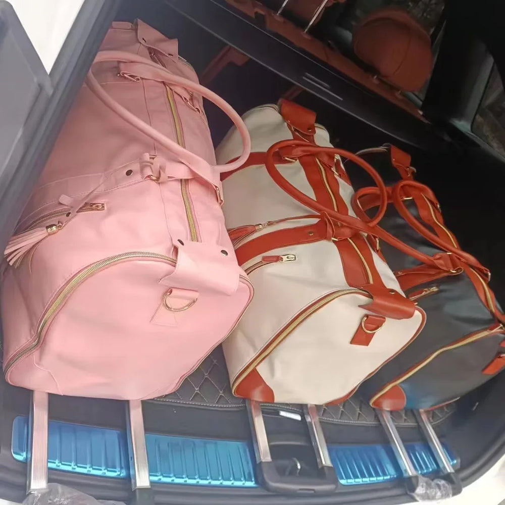 حقيبة سفر بعجلات كبيرة السعة، حقيبة لياقة قابلة للطي ومحمولةEX-STOCK Canada