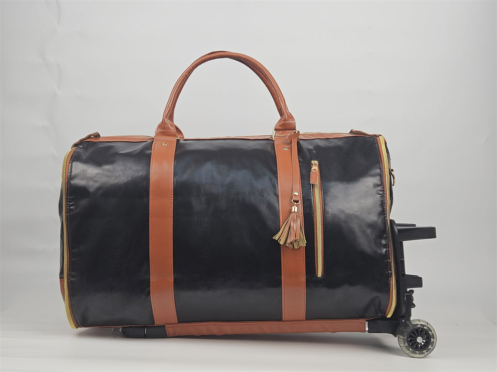 Large Capacity Trolley Travel Bag, Portable Folding Fitness Bag EX-STOCK Canada