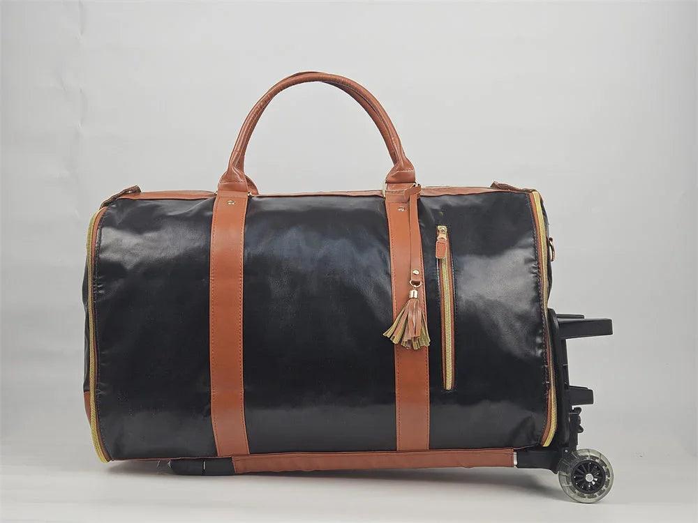 Large Capacity Trolley Travel Bag, Portable Folding Fitness Bag EX-STOCK Canada