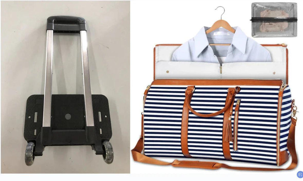 Large Capacity Trolley Travel Bag, Portable Folding Fitness Bag EX-STOCK Canada