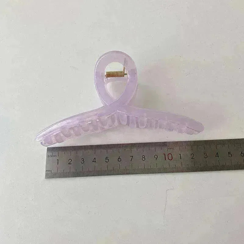 Large Jelly Minimalist Curve Bath Pan Hair Grabber - EX-STOCK CANADA