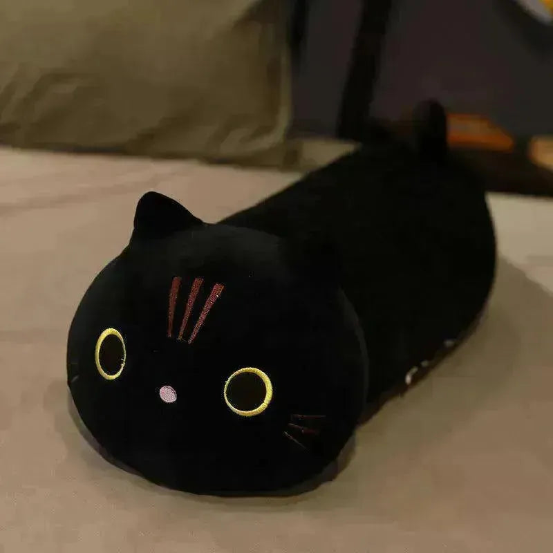 Großes Plüschspielzeug Cartoon Katze Stoffpuppe Langes Tierkissen Kissen - EX-STOCK Canada