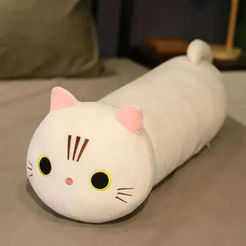 Großes Plüschspielzeug Cartoon Katze Stoffpuppe Langes Tierkissen Kissen - EX-STOCK Canada