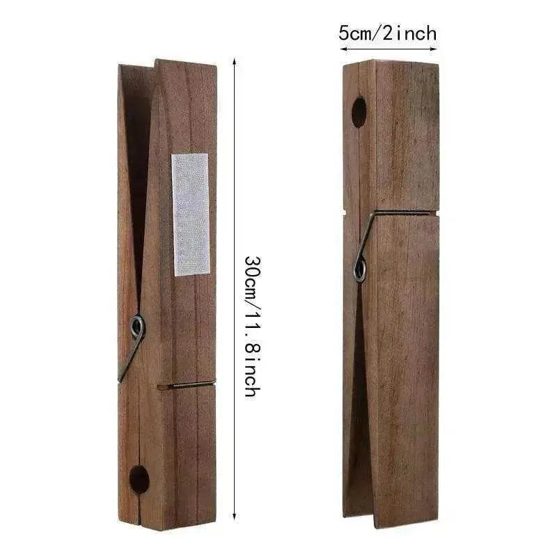 Großer Holzwäscheklammer-Badetuchhalter - EX-STOCK Canada