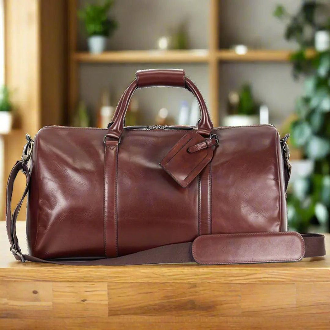 Bolsa de cuero tipo duffleEX-STOCK Canada