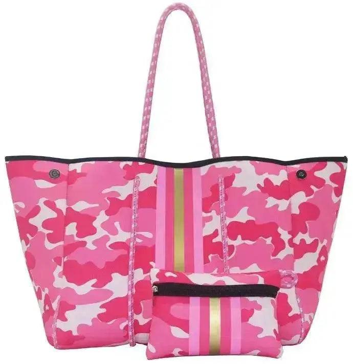 Leopardenmuster Aufgedruckte Schwarze Tragbare Strandtasche Freizeit Reise - EX-STOCK Canada