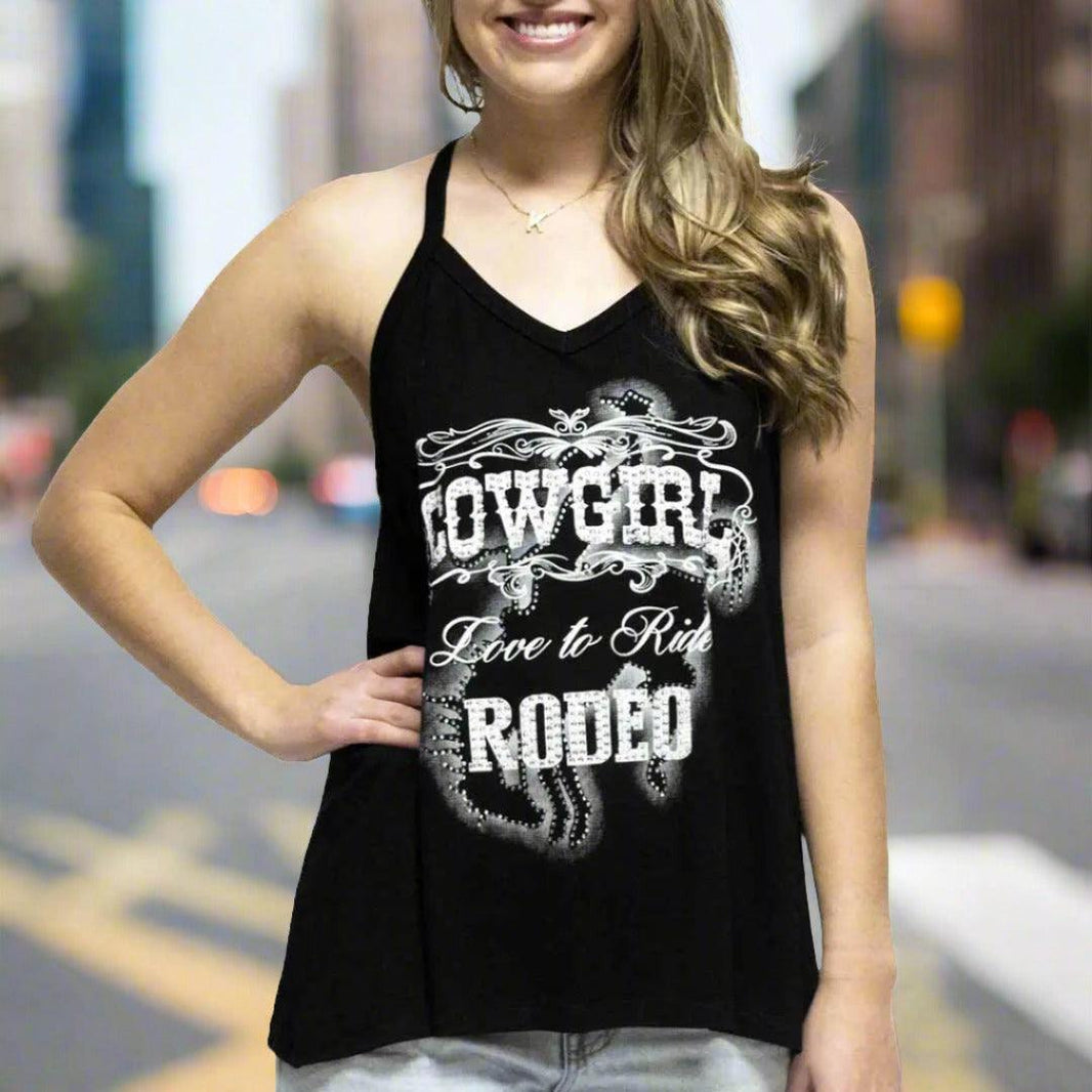 Liberty Wear Damen Cowgirl Rodeo TanktopEX-STOCK Canada