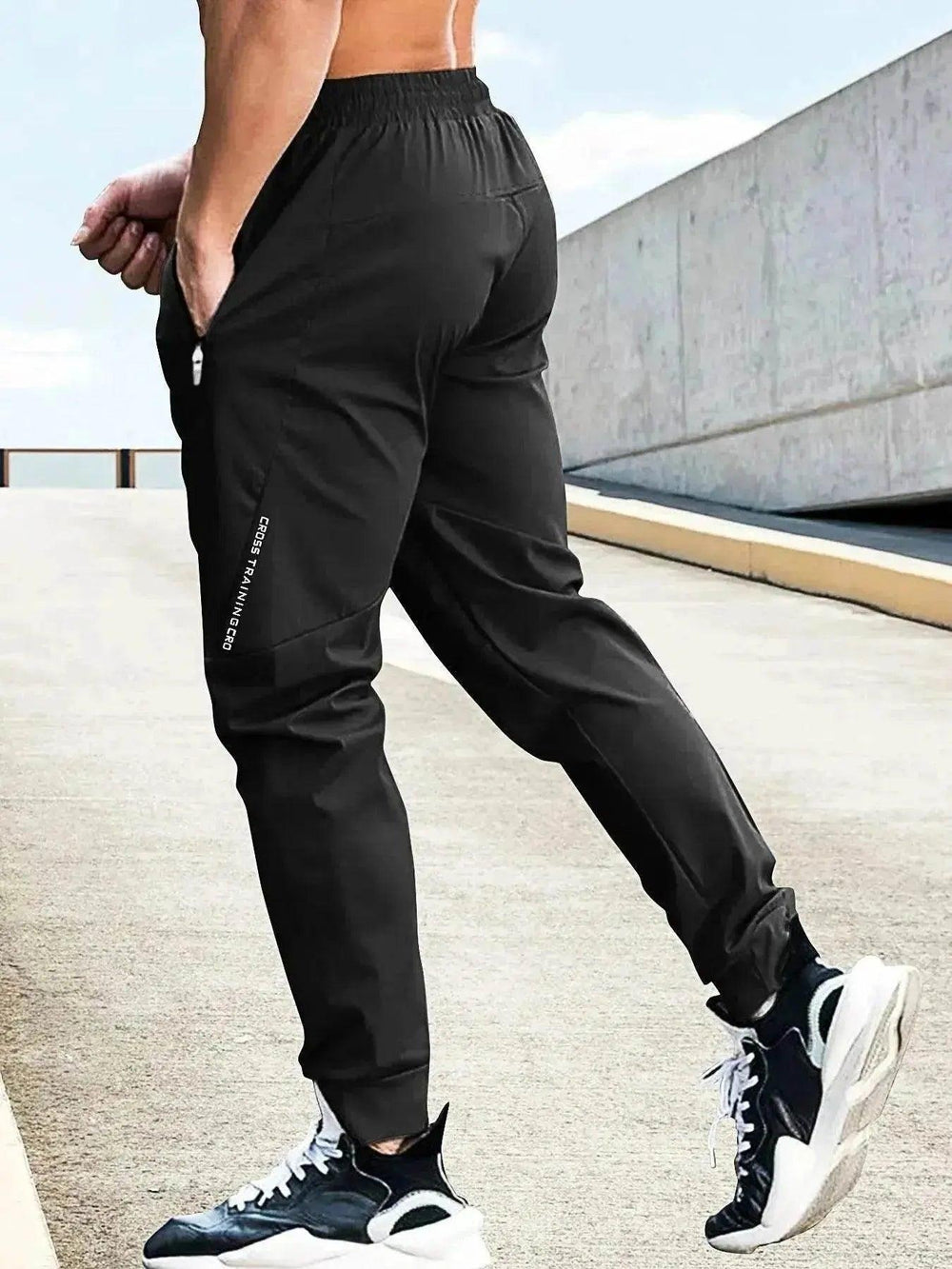 Pantaloni casual da uomo sportivi larghi a gamba stretta per giovani - EX-STOCK Canada