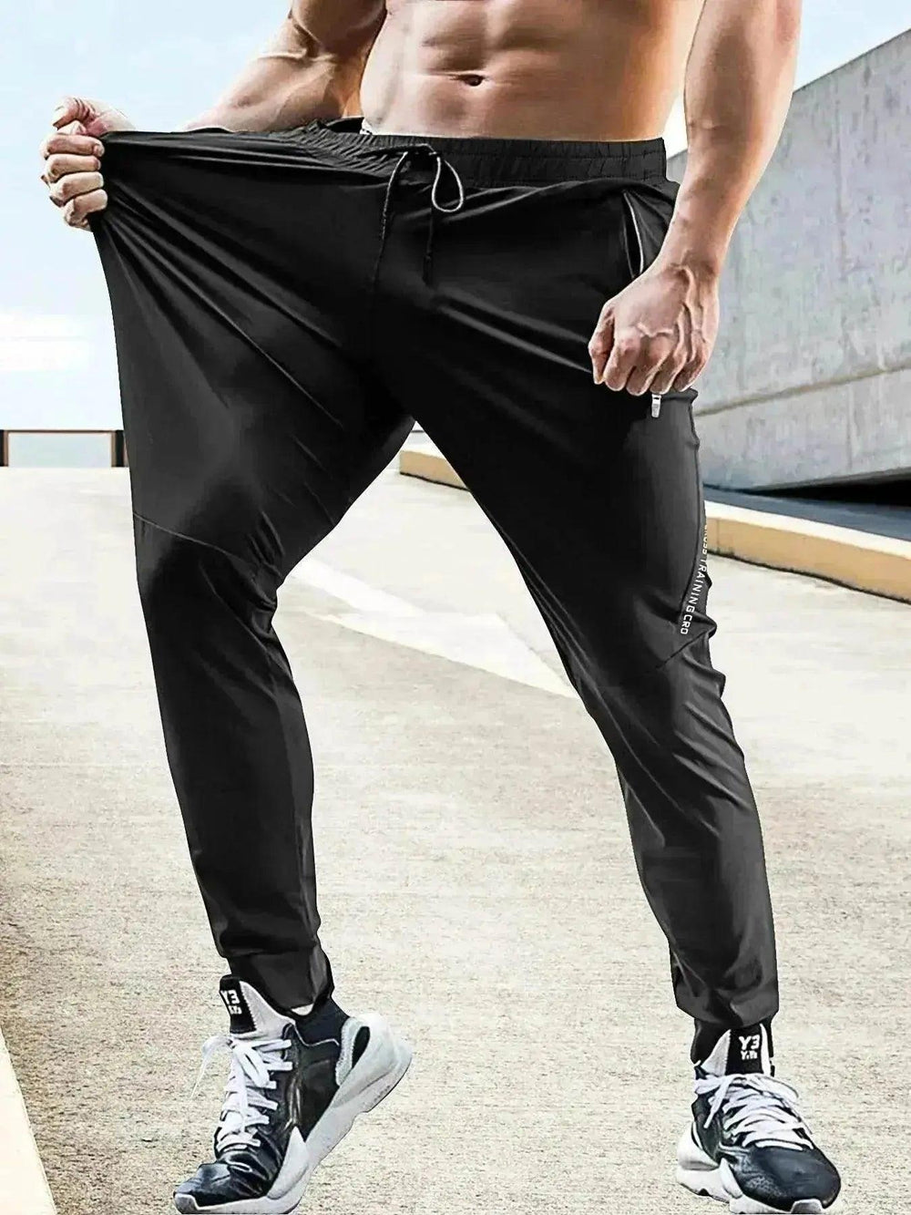 Pantaloni casual da uomo sportivi larghi a gamba stretta per giovani - EX-STOCK Canada