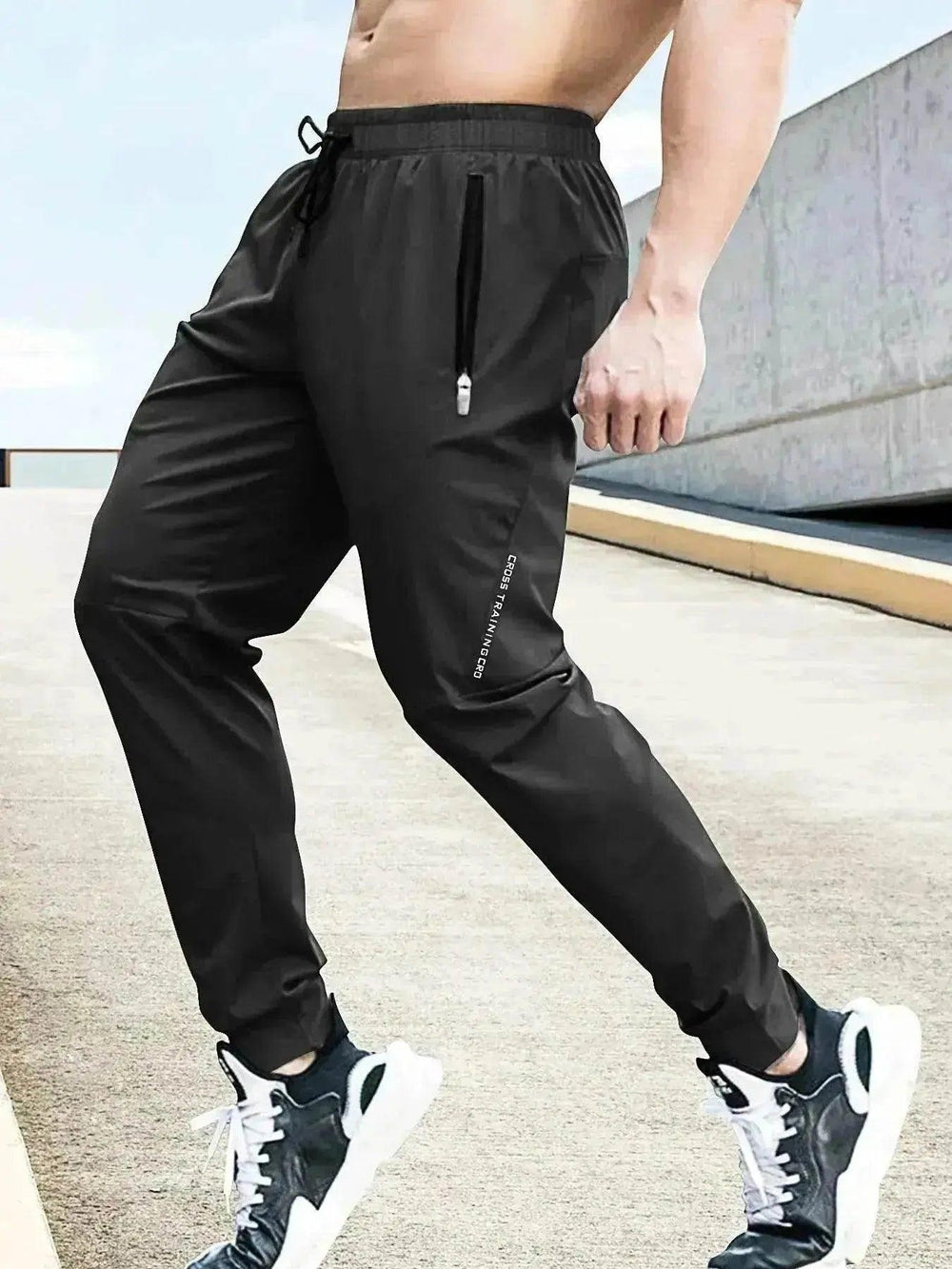 Pantaloni casual da uomo sportivi larghi a gamba stretta per giovani - EX-STOCK Canada