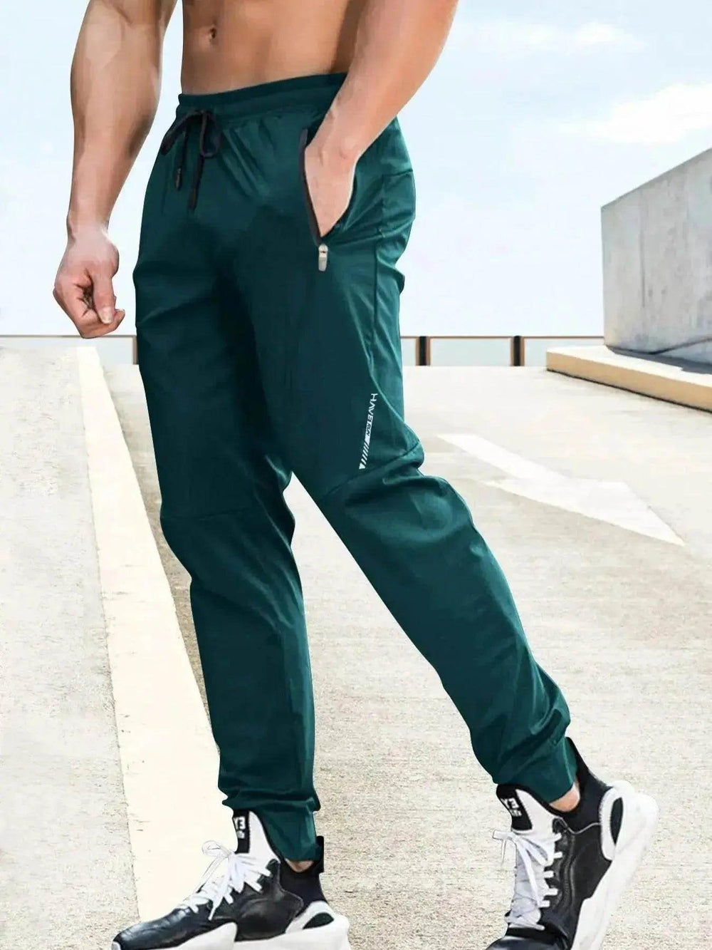 Pantaloni casual da uomo sportivi larghi a gamba stretta per giovani - EX-STOCK Canada