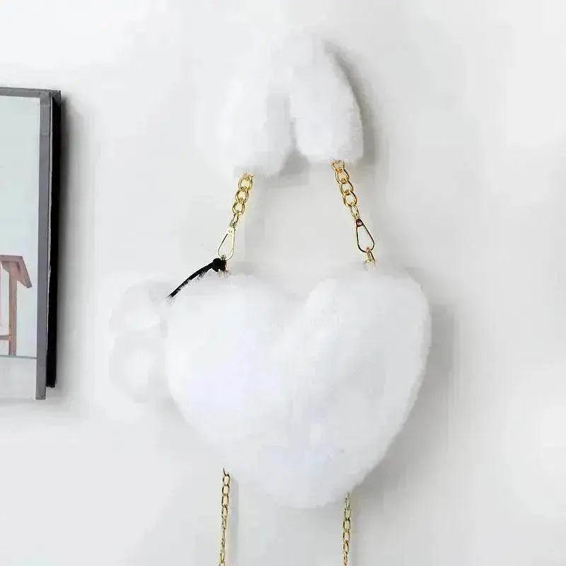 Love Bags Soft Plush Handbags Women Valentine's Day Party Bag - EX-STOCK Canada