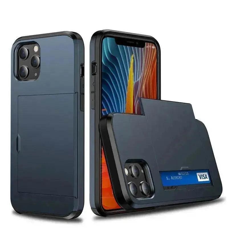 Luxury Slide Iphone case wallet Apple Phone case card holder - EX-STOCK Canada