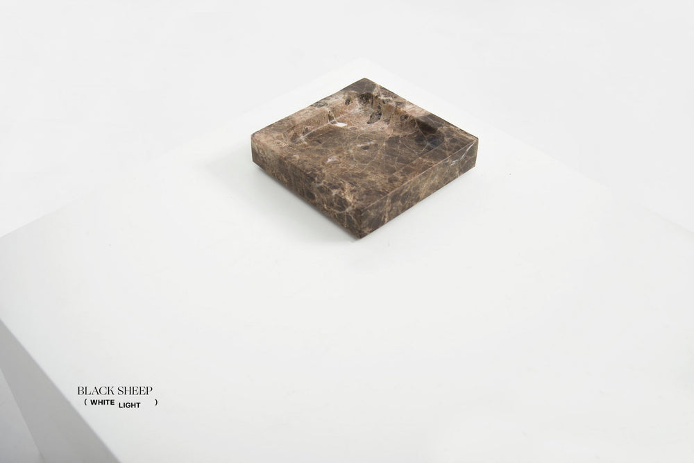 Dark Emperador Marble Square Tray EX-STOCK Canada
