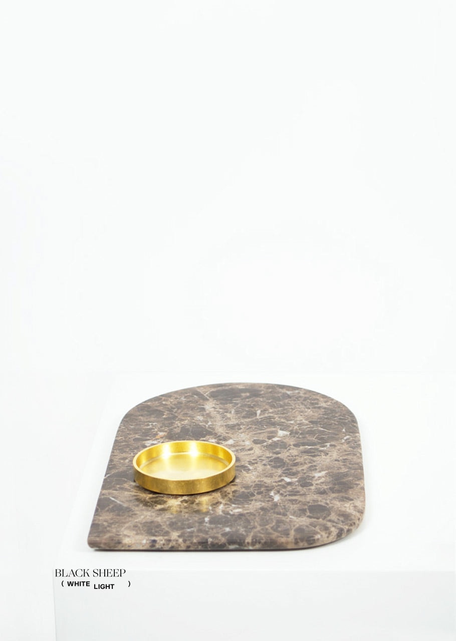 Dark Emperador Marble Serving Tray EX-STOCK Canada