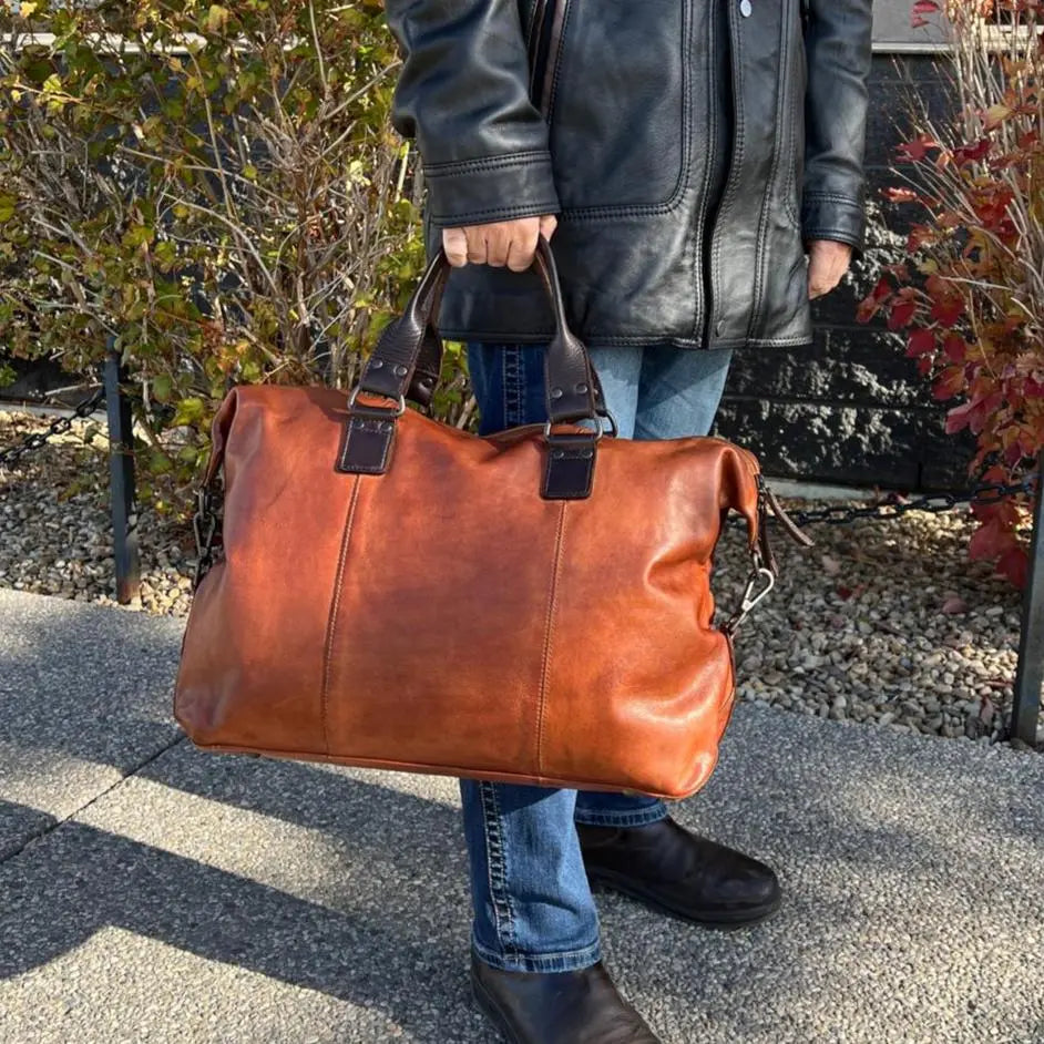 MET Carry-On Leather Duffle Bag with Short Handles EX-STOCK Canada