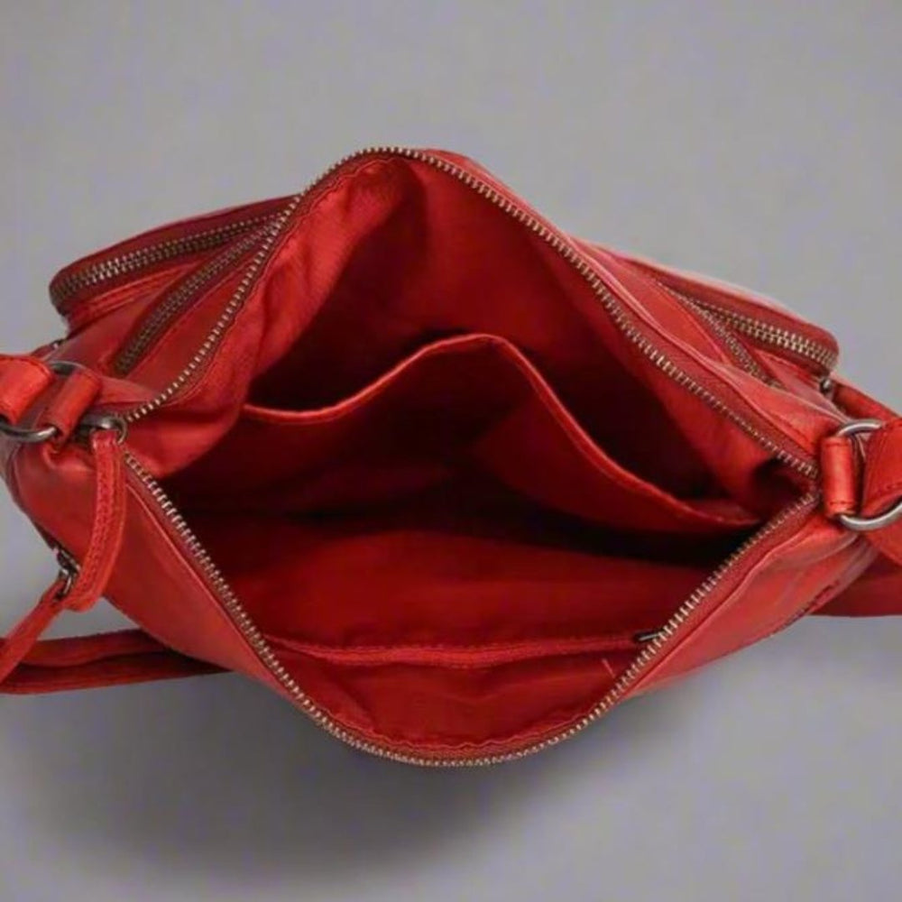 حقيبة جلدية مزدوجة الجيب أمامية من METEX-STOCK Canada