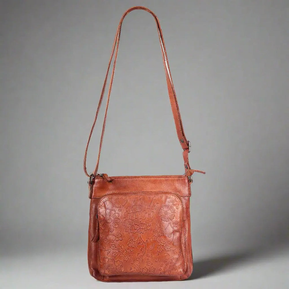 MET Flower Embossed Leather Crossbody Bag EX-STOCK Canada