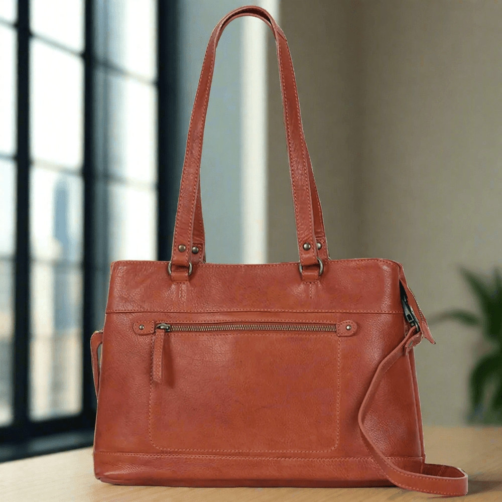 MET Classic Ledertasche mit zwei GriffenEX-STOCK Canada
