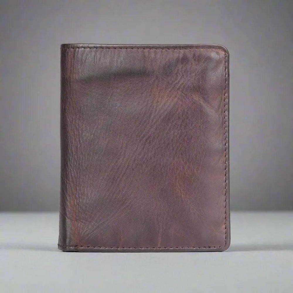 Portafoglio Verticale in Pelle da Uomo MET LavatoEX-STOCK Canada