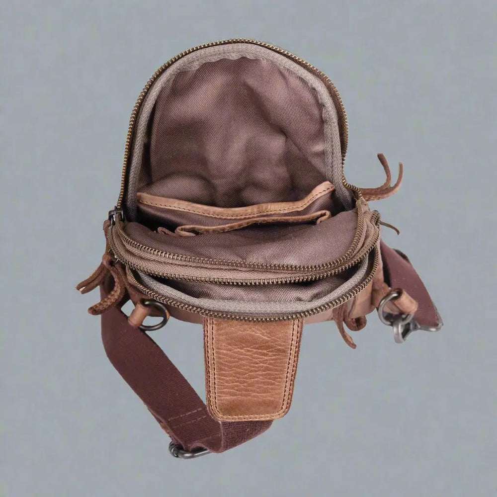 حقيبة صدر جلدية MET و حقيبة ظهر بجيوب بسحّابين مزدوجينEX-STOCK Canada