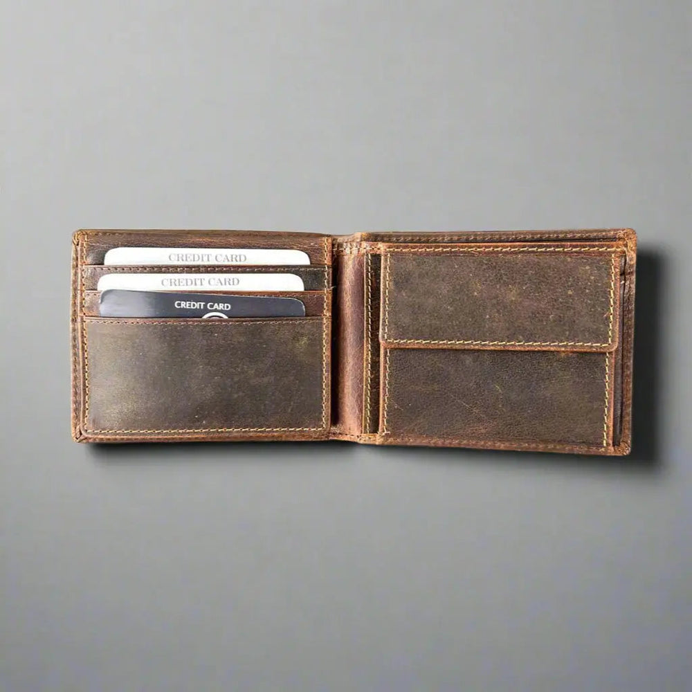 MET Men's Leather Wallet with Coin Pocket EX-STOCK Canada