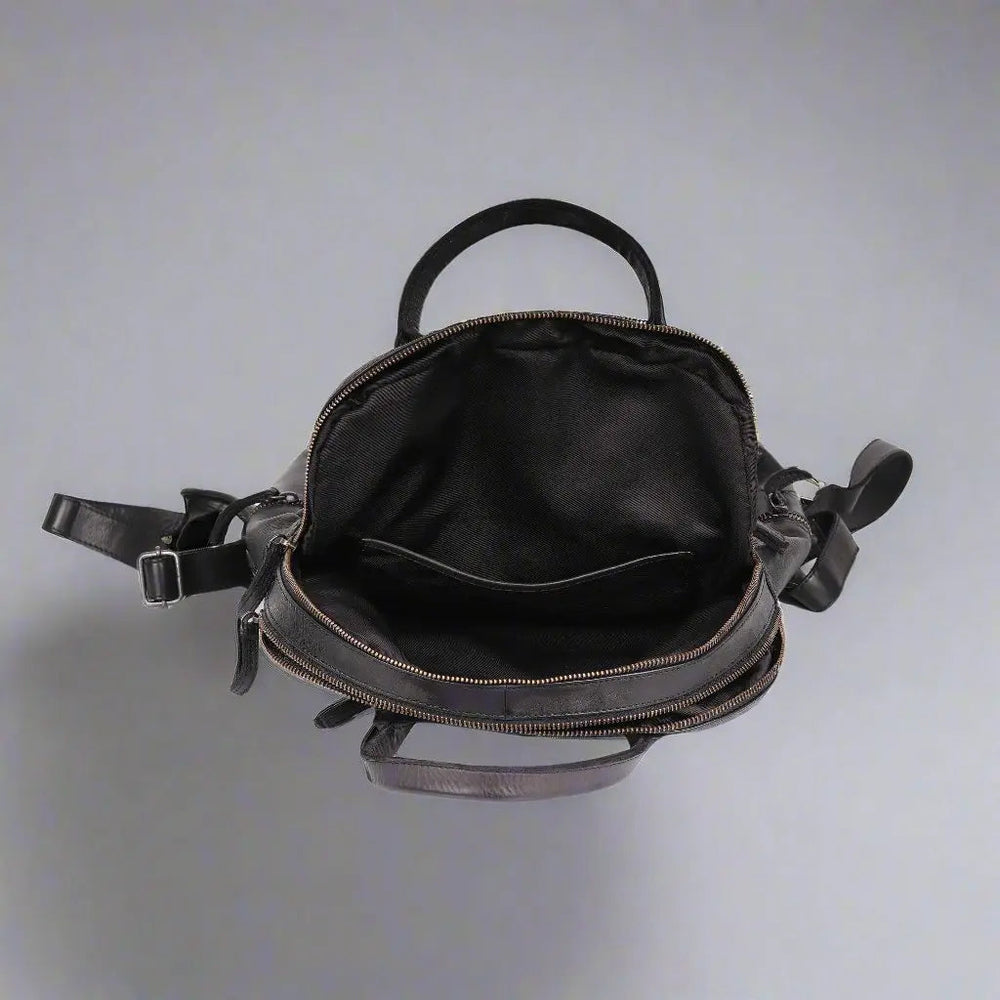 MET Multi-Pocket Leather Backpack with Dual Carry Handles EX-STOCK Canada