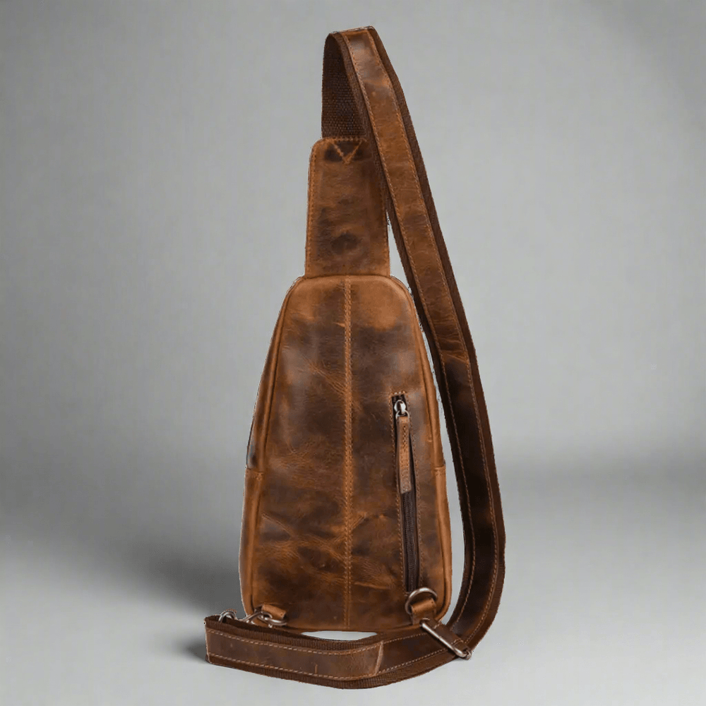 Sac à dos poitrine en cuir MET à épaules découvertesEX-STOCK Canada