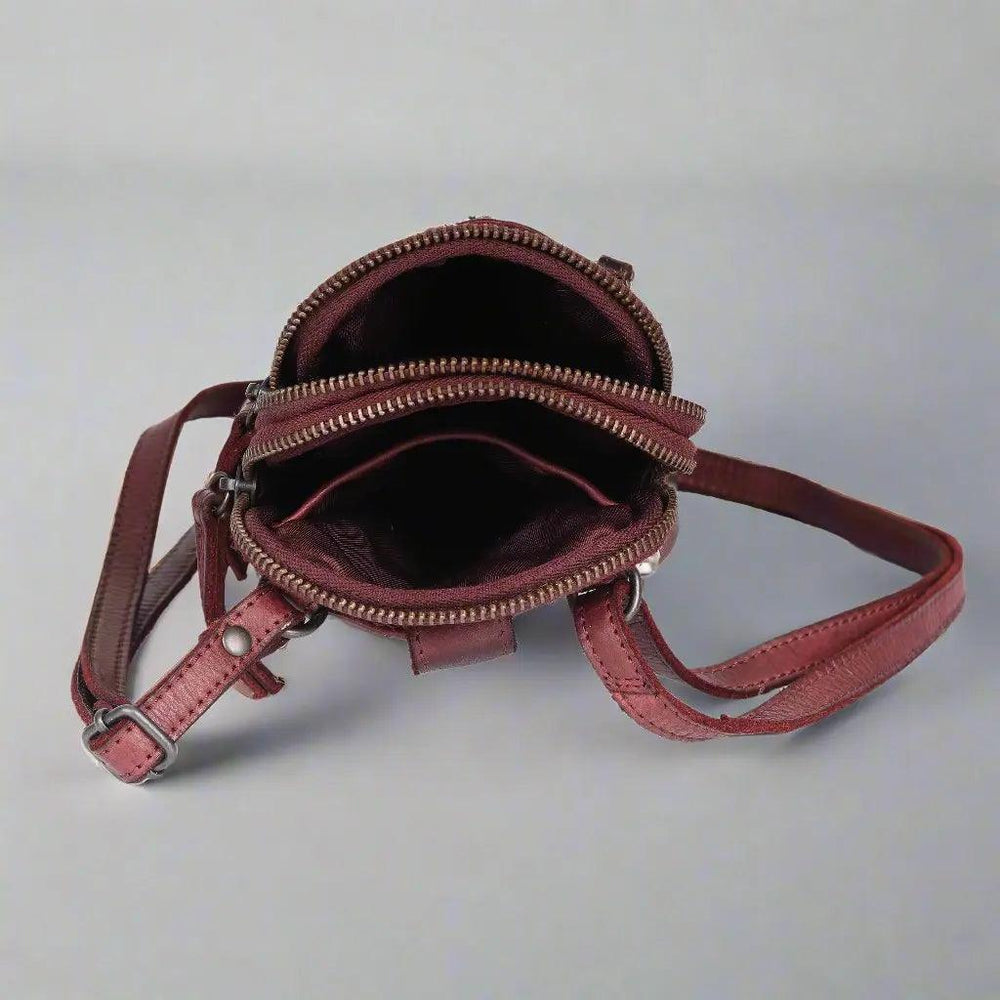 Borsa a tracolla piccola in pelle METEX-STOCK Canada