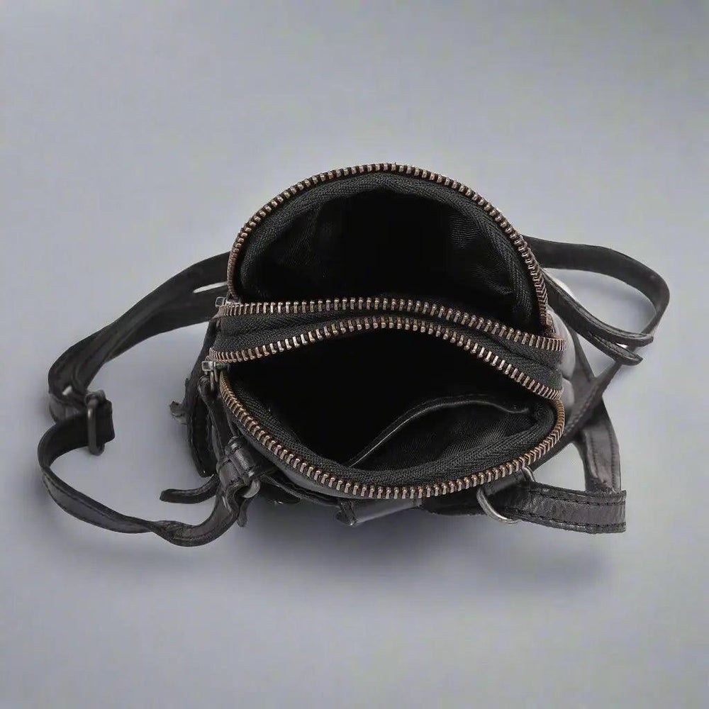 Borsa a tracolla piccola in pelle METEX-STOCK Canada