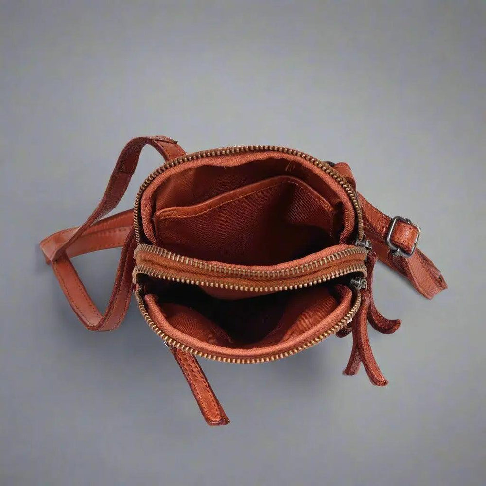 Borsa a tracolla piccola in pelle METEX-STOCK Canada