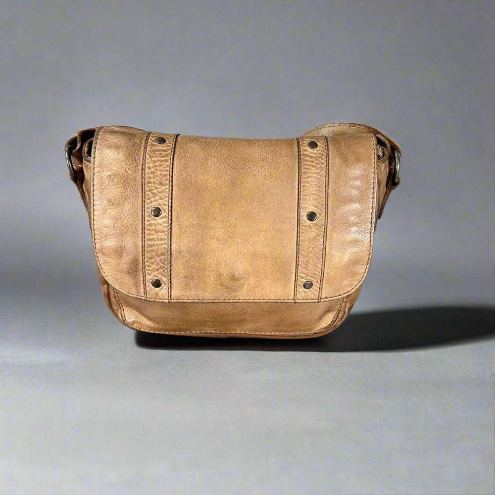 Sac bandoulière en cuir clouté METEX-STOCK Canada