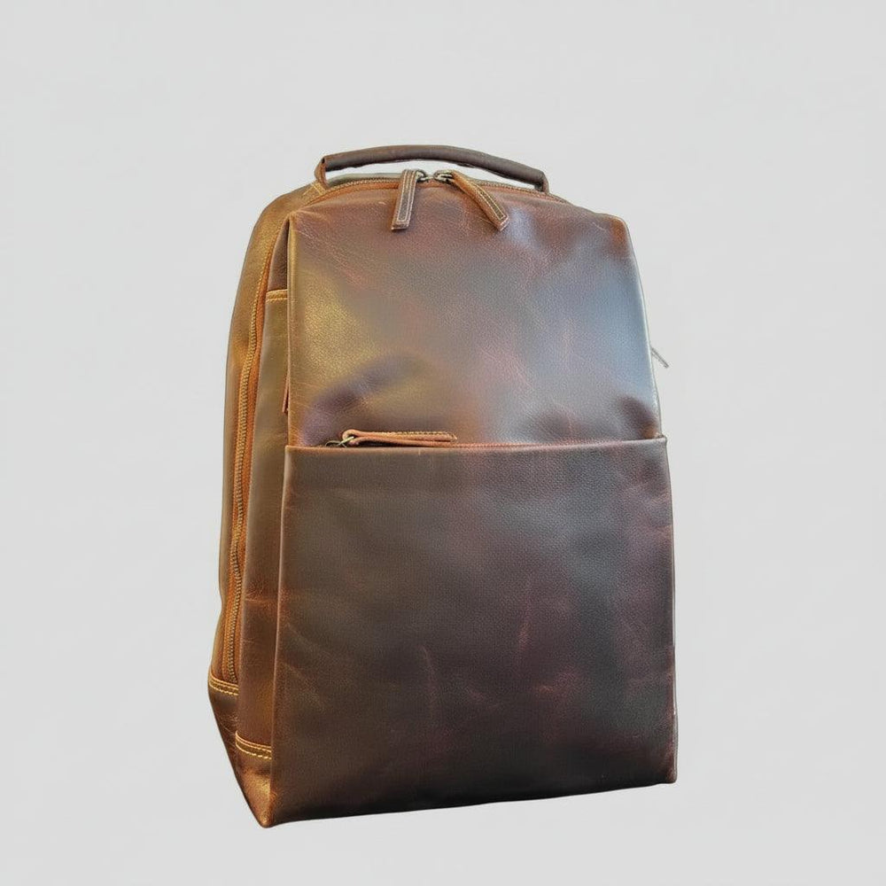 MET Two Adjustable Strap Leather Sundaland Backpack