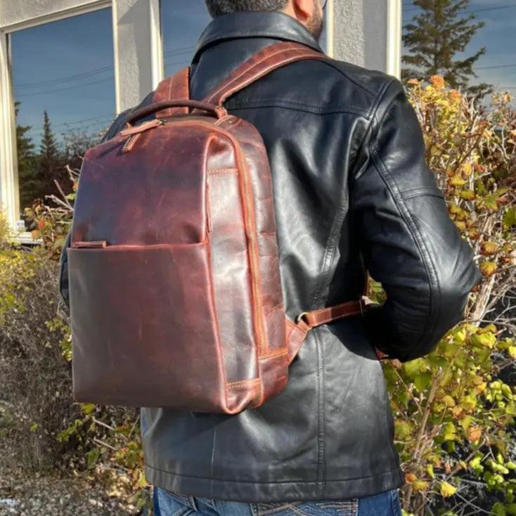 MET Zwei verstellbare Riemen Leder Sundaland RucksackEX-STOCK Canada