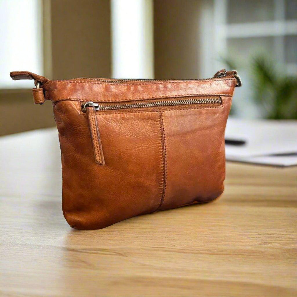 ¡Bolsa de cuero cruzada MET V StitchEX-STOCK Canada