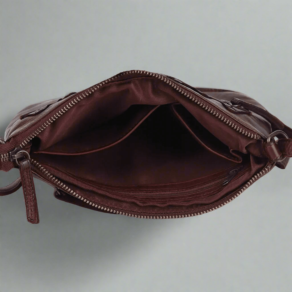 ¡Bolsa de cuero cruzada MET V StitchEX-STOCK Canada