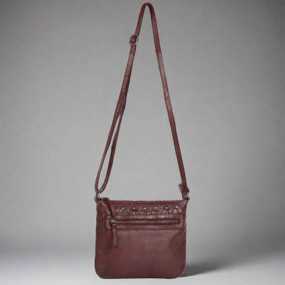 ¡Bolsa de cuero cruzada MET V StitchEX-STOCK Canada